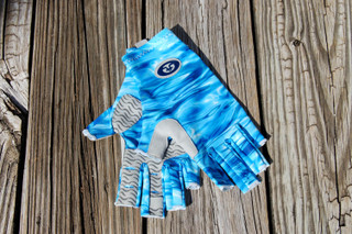 Thumbnail 4: Flying Fisherman Flying Fisherman Sunbandit Blue Water Fishing Gloves 