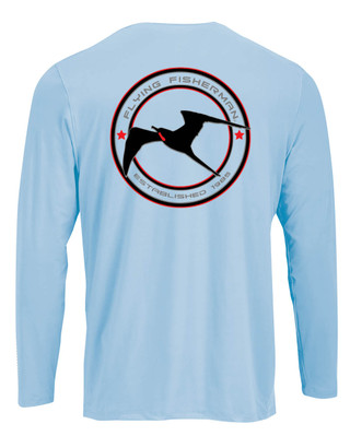 Thumbnail 4: Flying Fisherman Mens Frigate Bird Long Sleeve Performance Tee 
