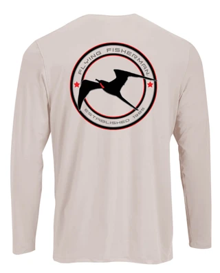 Thumbnail 2: Flying Fisherman Mens Frigate Bird Long Sleeve Performance Tee 
