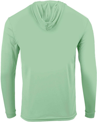 Thumbnail 4: Flying Fisherman Mens Built for Water Long Sleeve Performance Hoodie 