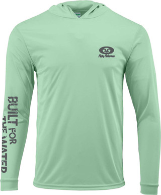 Thumbnail 2: Flying Fisherman Mens Built for Water Long Sleeve Performance Hoodie 