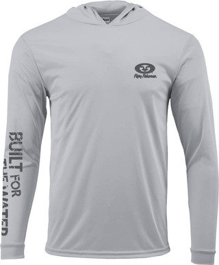 Thumbnail 1: Flying Fisherman Mens Built for Water Long Sleeve Performance Hoodie 