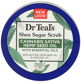 Thumbnail 1: Dr Teals Dr Teals 19 Oz. Cannabis Hemp Seed Oil Shea Sugar Scrub 