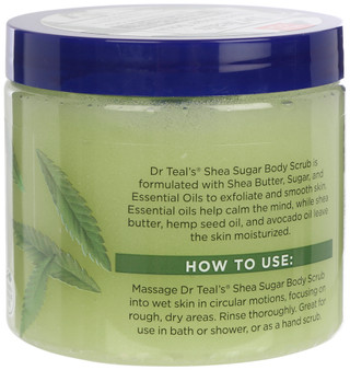 Thumbnail 2: Dr Teals Dr Teals 19 Oz. Cannabis Hemp Seed Oil Shea Sugar Scrub 