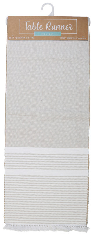 Thumbnail 2: Homewear Homewear 14x72 Striped Table Runner 