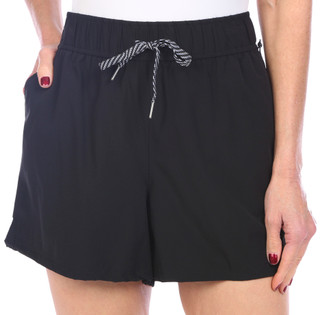 Thumbnail 2: AVALANCHE AVALANCHE Womens Nylon Spandex Drawstring Shorts 