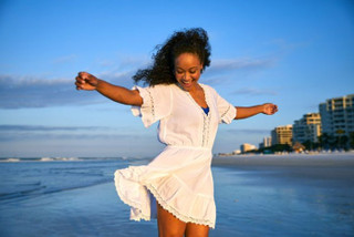 Thumbnail 6: Raviya Raviya Womens Solid Crochet Coverup 