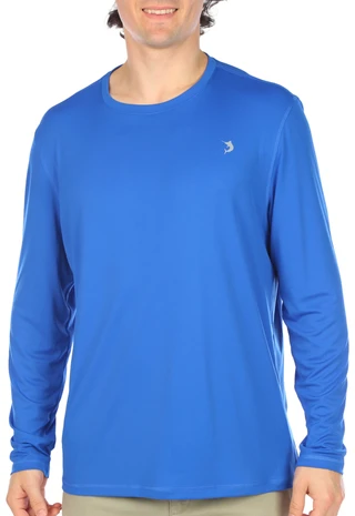 Thumbnail 1: REEL LEGENDS Reel Legends Mens UPF 50+ Solid Reel-Tec Long Sleeve Shirt 