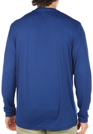 Thumbnail 2: REEL LEGENDS Reel Legends Mens UPF 50+ Solid Reel-Tec Long Sleeve Shirt 