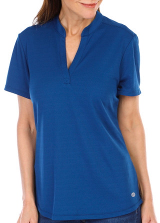 Thumbnail 1: REEL LEGENDS Reel Legends Womens Freeline Mandarin Short Sleeve Top 
