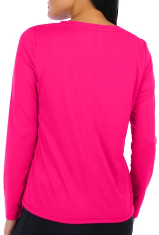 Thumbnail 6: REEL LEGENDS Reel Legends Womens Freeline V-Neck Long Sleeve Top 