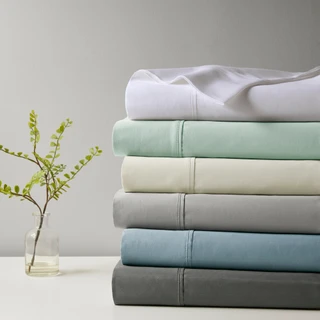 Thumbnail 24: Beautyrest HeiQ Smart Temperature Cotton Blend 4 Piece Sheet Set 