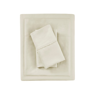 Thumbnail 5: Beautyrest HeiQ Smart Temperature Cotton Blend 4 Piece Sheet Set 