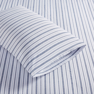 Thumbnail 20: Madison Park Madison Park Essentials Striped Cotton 4 Piece Sheet Set 