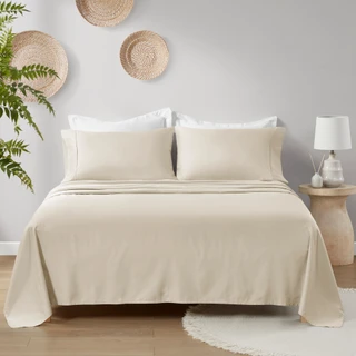 Thumbnail 6: Madison Park Madison Park Deep Pocket Organic Cotton 4 Piece Sheet Set 