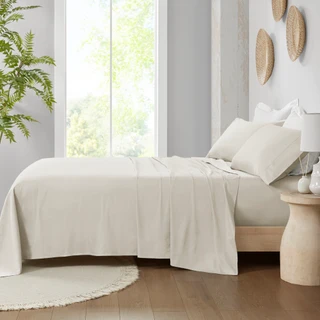 Thumbnail 9: Madison Park Madison Park Deep Pocket Organic Cotton 4 Piece Sheet Set 