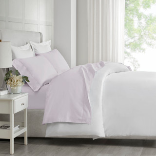 Thumbnail 9: Madison Park Madison Park Deep Pocket Egyptian Cotton 4 Piece Sheet Set 