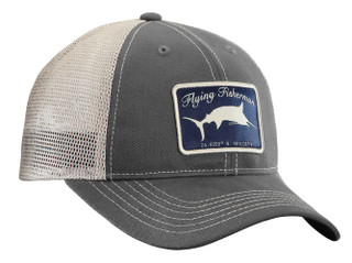 Thumbnail 2: Flying Fisherman Flying Fisherman Mens Graphite Marlin Trucker Hat 