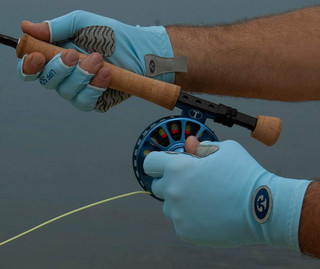 Thumbnail 8: Flying Fisherman Flying Fisherman Sunbandit Bahama Blue Fishing Gloves 