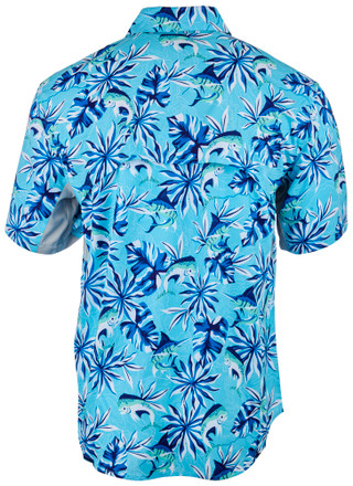 Thumbnail 4: REEL LEGENDS Reel Legends Mens Print Mariner Short Sleeve Shirt 