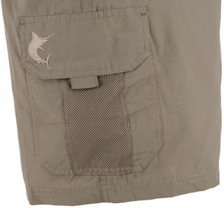 Thumbnail 2: REEL LEGENDS Reel Legends Mens Solid Tarpon Quick Dry 7 in. Cargo Shorts 