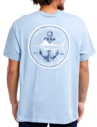 Thumbnail 1: Guy Harvey Guy Harvey Mens Saltwater Core Pocket Short Sleeve T-Shirt 