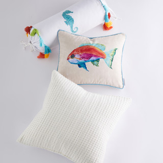 Thumbnail 4: Levtex Home Levtex Home BeachWalk Fish Decorative Pillow 