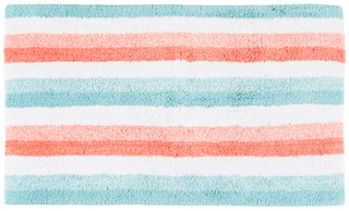 Thumbnail 2: Caro Home Caro Home 21x34 Striped Bathmat 