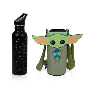 Thumbnail 3: Star Wars Mandalorian Water Bottle Sling Bag Bottle Included 