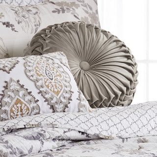 Thumbnail 4: Levtex Home Levtex Home Pisa Round Velvet Pillow 