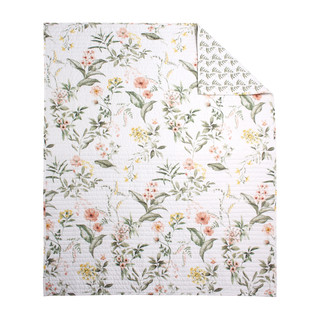 Thumbnail 12: Levtex Home Levtex Home Reversible Floral Vivina Quilted Throw 