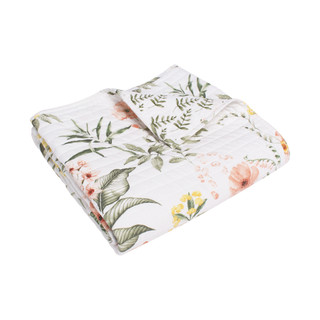 Thumbnail 8: Levtex Home Levtex Home Reversible Floral Vivina Quilted Throw 
