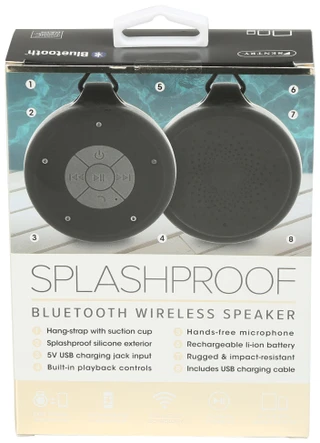 Thumbnail 4: Sentry Sentry Splashproof Bluetooth Wireless Speaker 