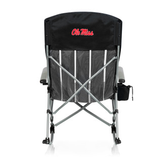 Thumbnail 2: Ole Miss Rebels NCAA Ole Miss Rebels Outdoor Rocking Camp Chair with Bag 