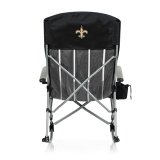 Thumbnail 2: NEW ORLEANS SAINTS NFL New Orleans Saints  Outdoor Rocking Camp Chair with Bag 