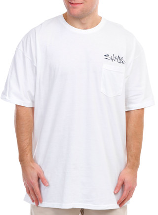 Thumbnail 3: Salt Life Salt Life Mens 4 Wheeling Fishing Pocket Short Sleeve Tee 