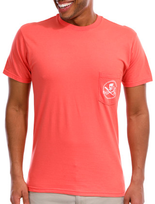 Thumbnail 2: Salt Life Salt Life Mens Skull Fillet Short Sleeve Pocket T-Shirt 