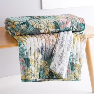Thumbnail 4: Levtex Home Levtex Home Reversible Floral Ashika Quilted Throw 