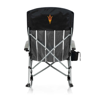 Thumbnail 2: ASU SUN DEVILS ASU SUN DEVILS NCAA Outdoor Rocking Camp Chair with Bag 