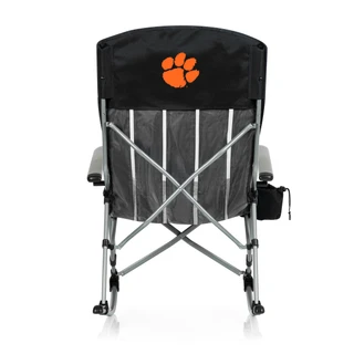 Thumbnail 2: CLEMSON TIGERS CLEMSON TIGERS NCAA Outdoor Rocking Camp Chair with Bag 