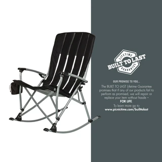 Thumbnail 8: CLEMSON TIGERS CLEMSON TIGERS NCAA Outdoor Rocking Camp Chair with Bag 