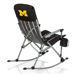 Thumbnail 1: Michigan Wolverines Michigan Wolverines NCAA Outdoor Rocking Camp Chair with Bag 