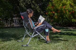 Thumbnail 6: OKLAHOMA UNIVERSITY OKLAHOMA UNIVERSITY NCAA Outdoor Rocking Camp Chair with Bag 
