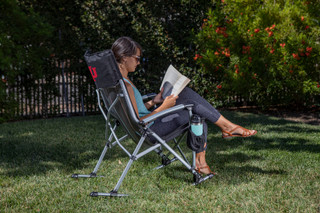 Thumbnail 6: INDIANA HOOSIERS INDIANA HOOSIERS NCAA Outdoor Rocking Camp Chair with Bag 