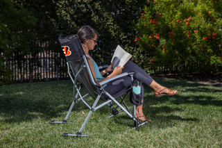 Thumbnail 12: CINCINNATI BENGALS CINCINNATI BENGALS NFL Outdoor Rocking Camp Chair with Bag 
