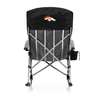 Thumbnail 4: DENVER BRONCOS DENVER BRONCOS NFL Outdoor Rocking Camp Chair with Bag 