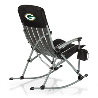 Thumbnail 2: Green Bay Packers GREEN BAY PACKERS NFL Outdoor Rocking Camp Chair with Bag 