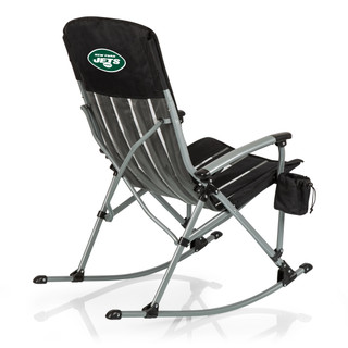 Thumbnail 1: New York Jets NEW YORK JETS NFL Outdoor Rocking Camp Chair with Bag 