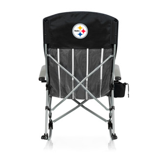 Thumbnail 2: Pittsburgh Steelers PITTSBURGH STEELERS NFL Outdoor Rocking Camp Chair with Bag 