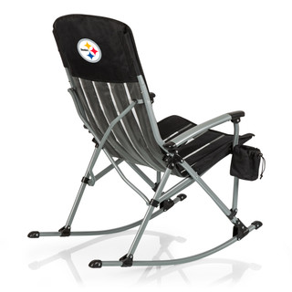 Thumbnail 1: Pittsburgh Steelers PITTSBURGH STEELERS NFL Outdoor Rocking Camp Chair with Bag 